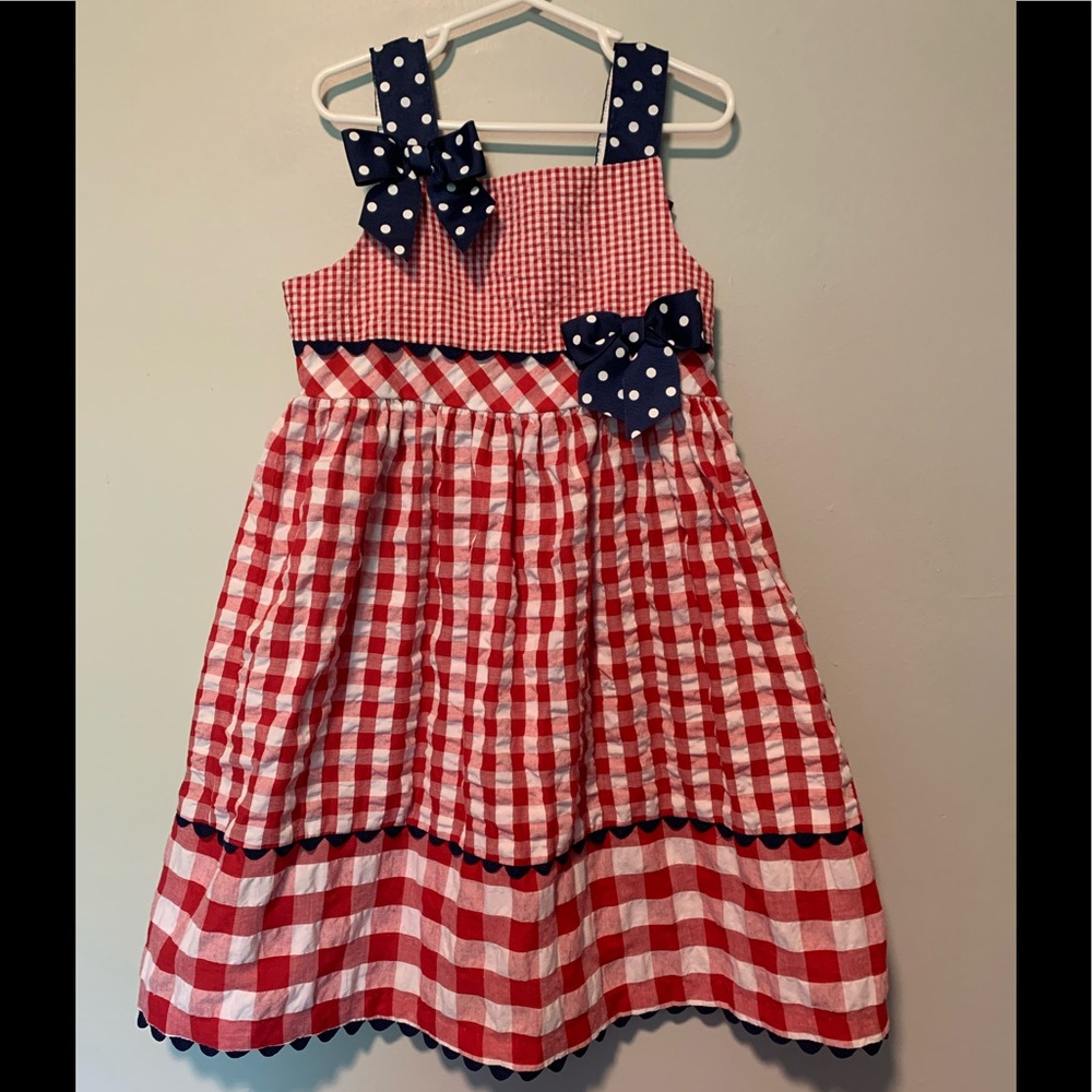 Sz 6X Bonnie Jean Patriotic Dress ♥️🇺🇸